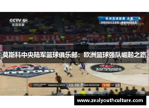 莫斯科中央陆军篮球俱乐部：欧洲篮球强队崛起之路